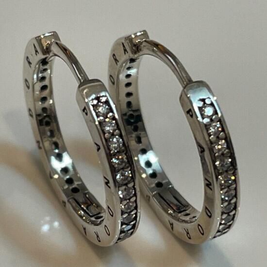 AAA GRADE S925 ALE Sterling Silver Hoop Earrings