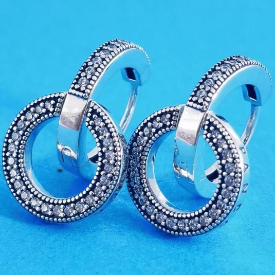 AAA GRADE S925 ALE Sterling Silver Hoop Earrings