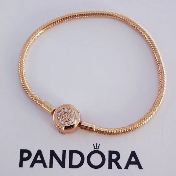 AAA GRADE Rose Gold-plated ALE R Smooth Snake Chain Bracelets
