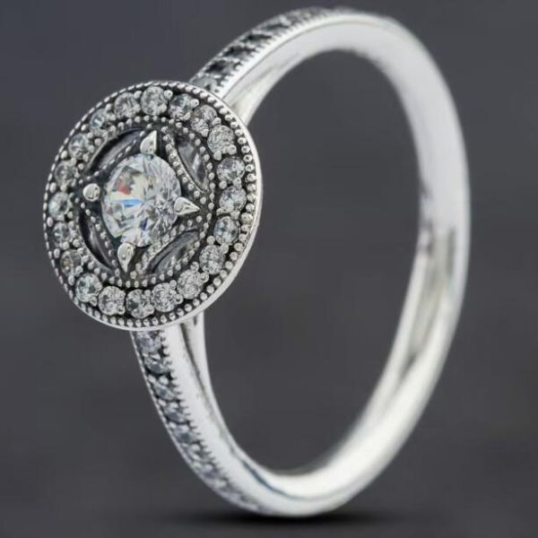 5A-Clear CZ AAA GRADE S925 ALE Rings