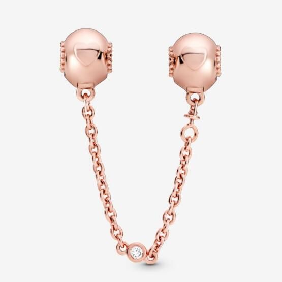 AAA GRADE Rose Gold-plated Safety Chain 