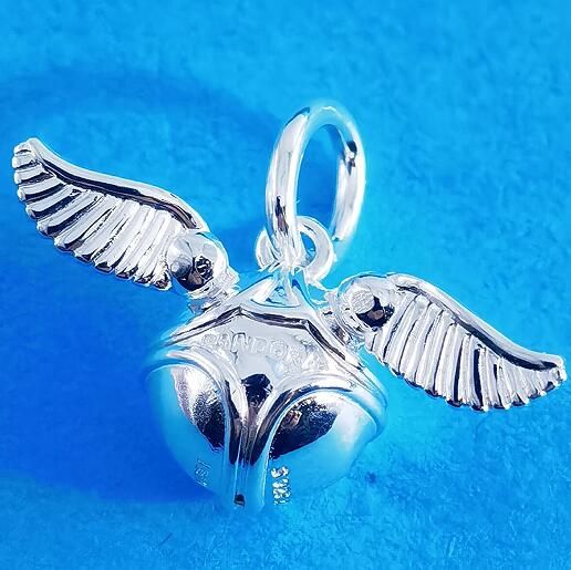  AAA GRADE S925 ALE  Silver Snitch Pendants