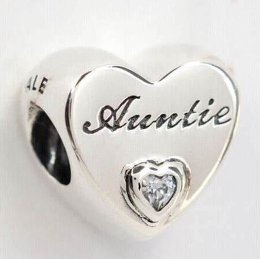 AAA GRADE S925 ALE Sterling Silver Heart Theme Charms