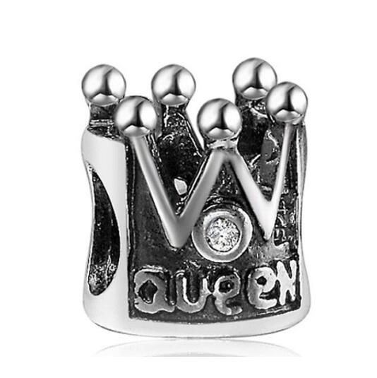 AAA GRADE S925 ALE Sterling Silver Crown Charms