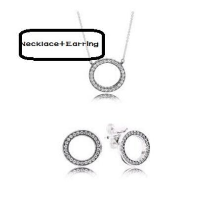 Promotion 1:1 COPY S925 ALE Necklaces&Earring Set