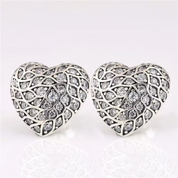 2PCS AAA GRADE S925 ALE Sterling Silver ME Earrings