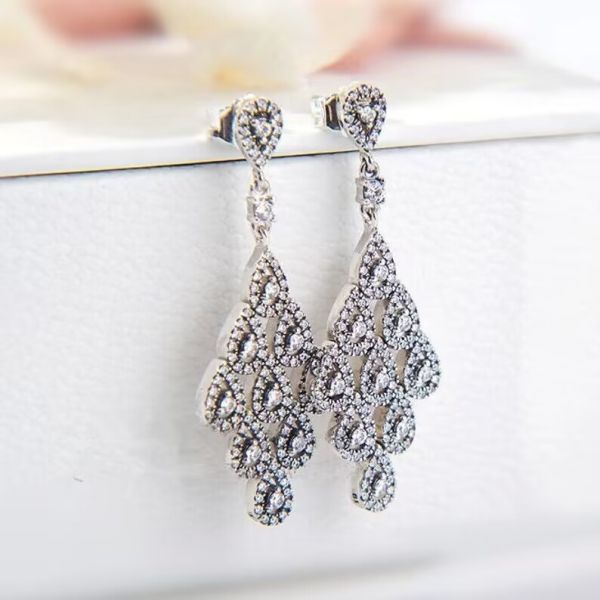 AAA GRADE S925 ALE Sterling Silver Drop Earrings