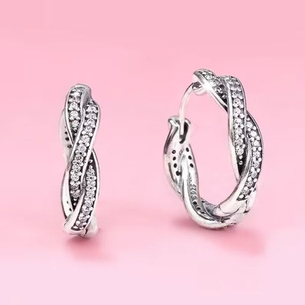 AAA GRADE S925 ALE Sterling Silver Hoop Earrings