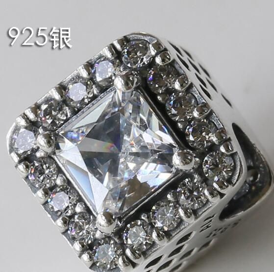 AAA GRADE S925 ALE Sparkling 5A CZ Pave Charm