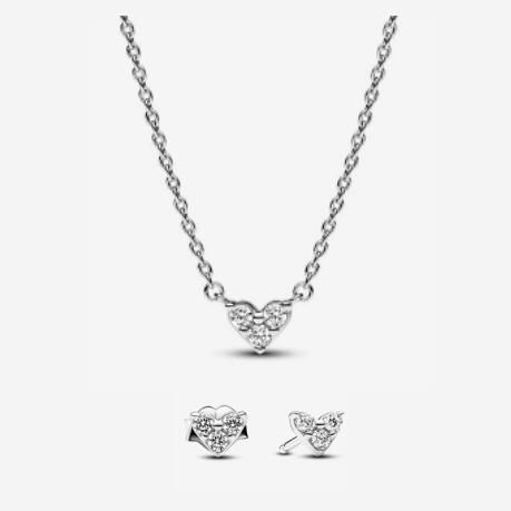 NEW ARRIVE-AAA GRADE Sterling Silver Earrings&Necklaces Set