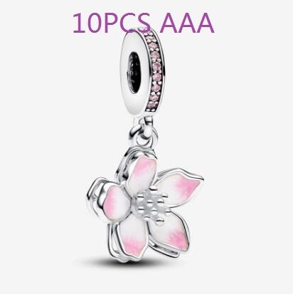 10PCS AAA GRADE S925 ALE Sterling Silver Charms