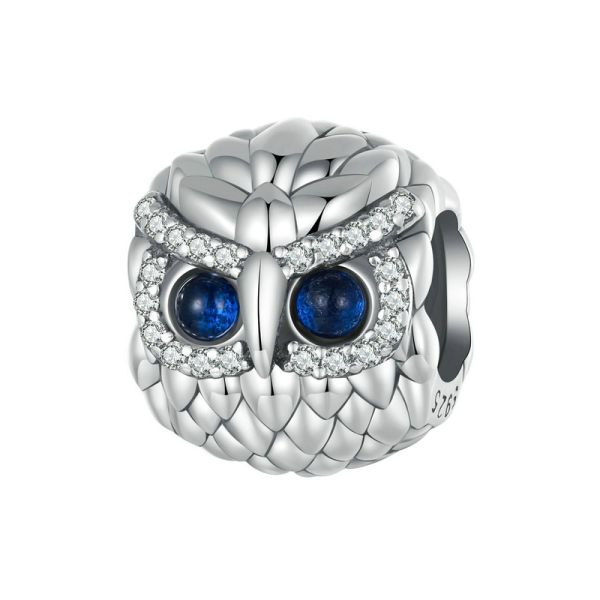 925 Sterling Silver 2024 New Owls Charm