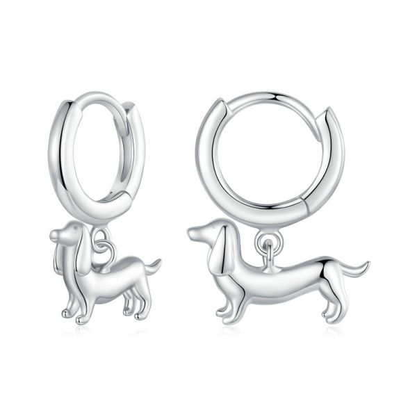 925 Sterling Silver 2024 New Cute Cat Hoop Earrings
