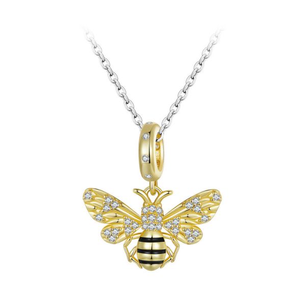 925 Sterling Silver 2024 New Bee Pendant
