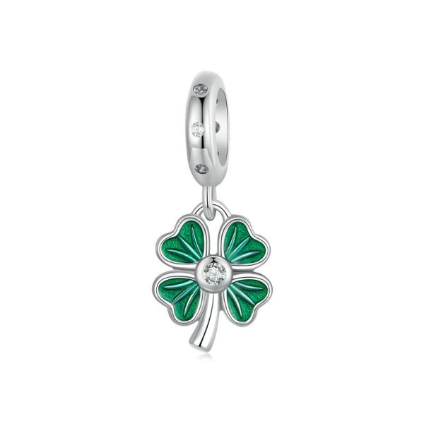 925 Sterling Silver 2024 New Four-leaf clover Pendant