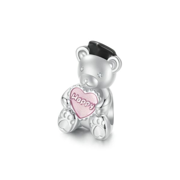 925 Sterling Silver 2024 New Bear Charm