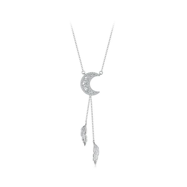 925 Sterling Silver 2024 New Moon Dreamcatcher Necklace