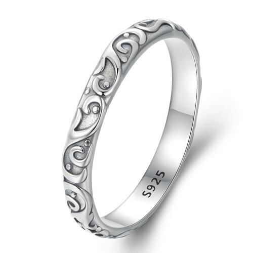 925 Sterling Silver 2024 New Patterned Ring
