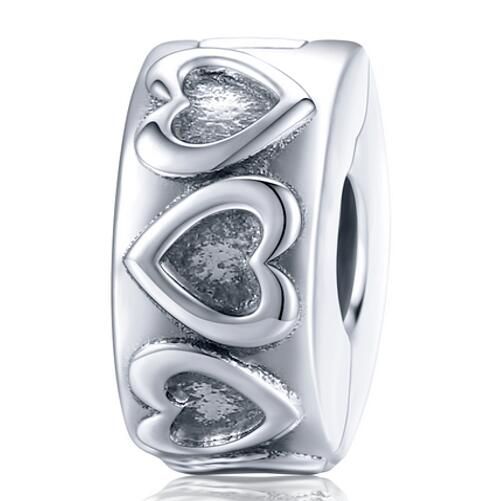 925 Sterling Silver Clip Charm Beads