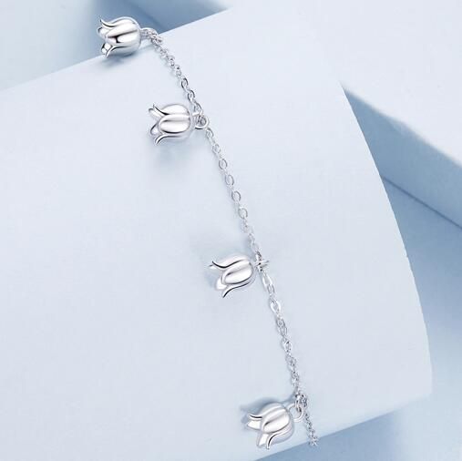 925 Sterling Silver Chamilia Lily Of The Valley Bracelet
