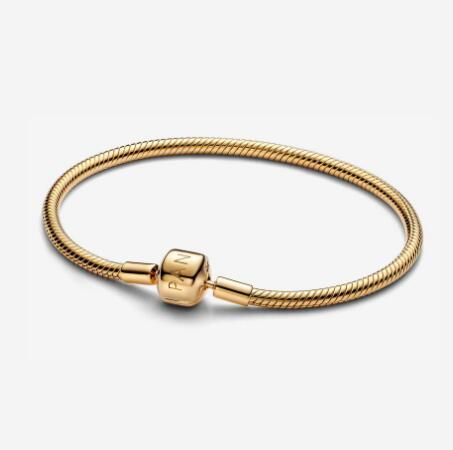 AAA GRADE S925 ALE Goldplated Clasp Snake Chain Bracelets