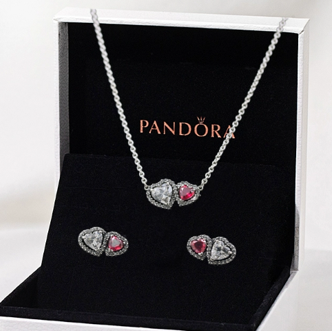 AAA GRADE S925 ALE Sterling Silver Necklace&Earring Set